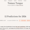 12 Predictions for 2026